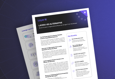 Alternative VDI à LayerX