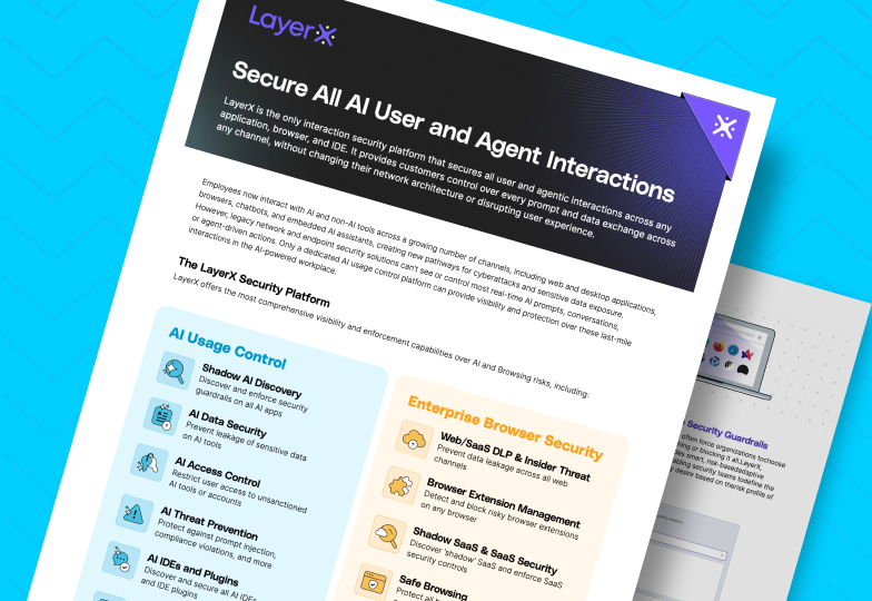 Secure All AI User and Agent Interactions