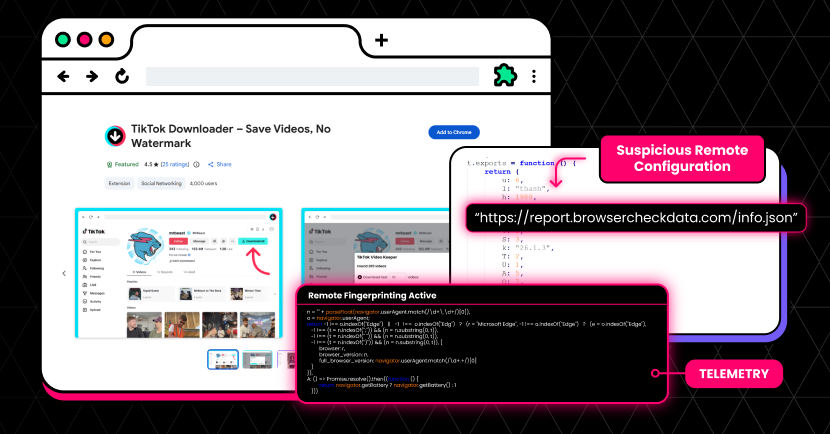 StealTok: 130k Users Compromised by Data Stealing TikTok Video “Downloaders”